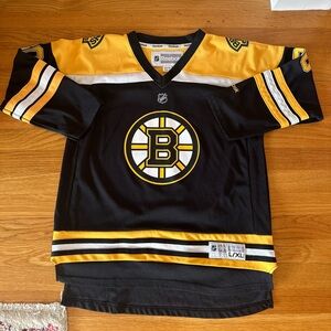 Boston Bruins Tim Thomas Youth L/XL Reebok Hockey Jersey
